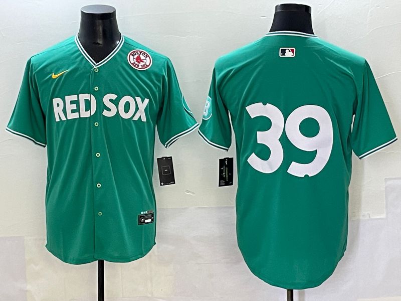 Men 2025 Boston Red Sox #39 No Name Dark Green Joint Name Nike MLB Jersey style 9